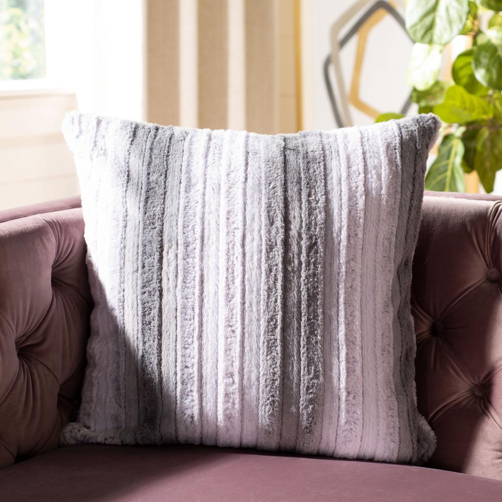 Elian Pillow, Grey/White. Picture 4