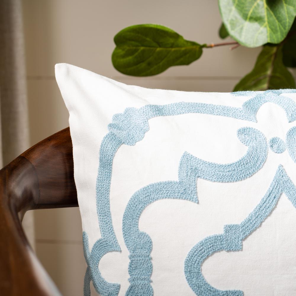 Daciana Pillow, White/Blue. Picture 3
