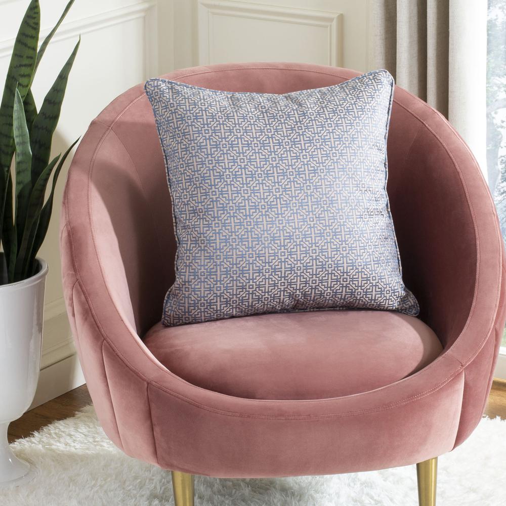 Caitria Pillow, Blue/Tan. Picture 3