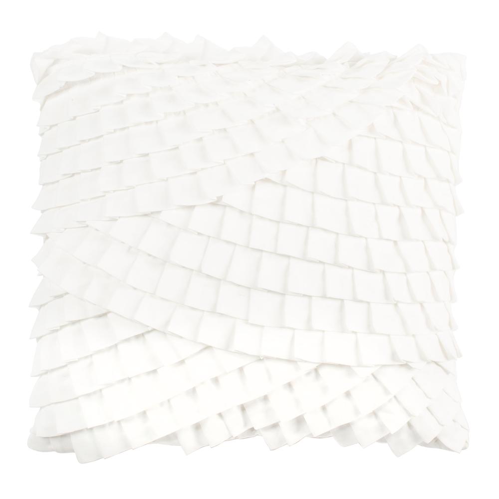 Teagen Pillow, White. Picture 1