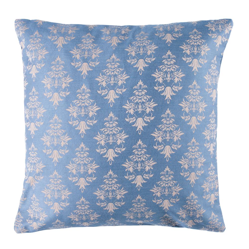 Seanna Pillow, Blue/Tan. Picture 2