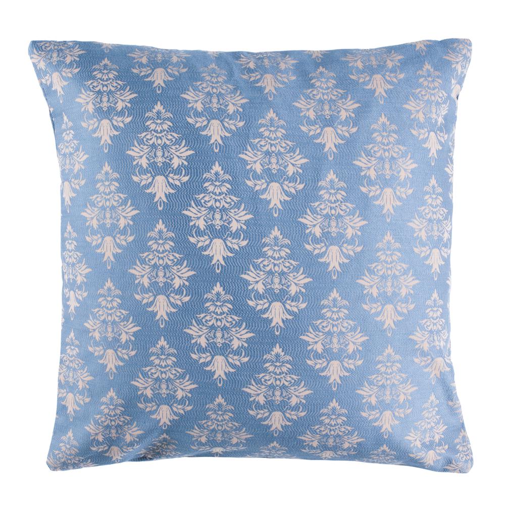 Seanna Pillow, Blue/Tan. Picture 1