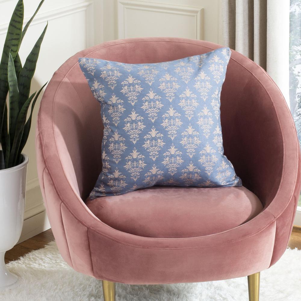 Seanna Pillow, Blue/Tan. Picture 3