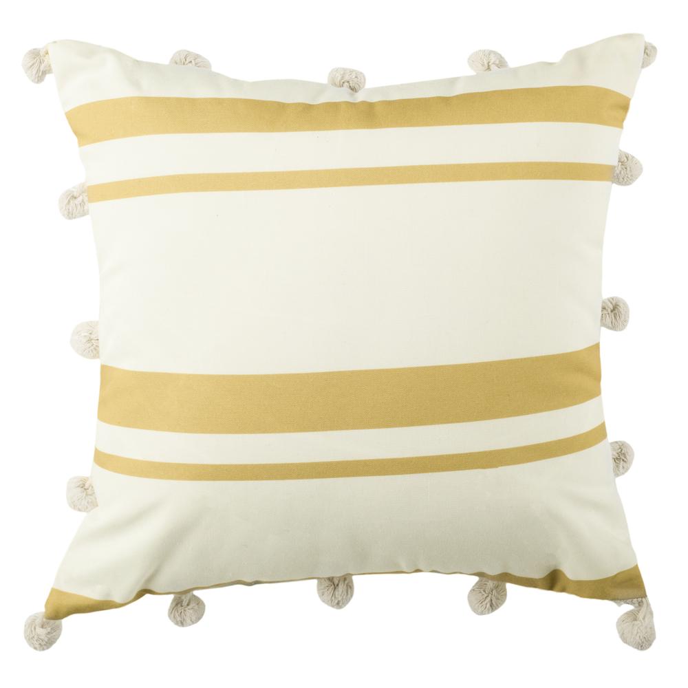 Jirina Pillow, White/Gold. Picture 1