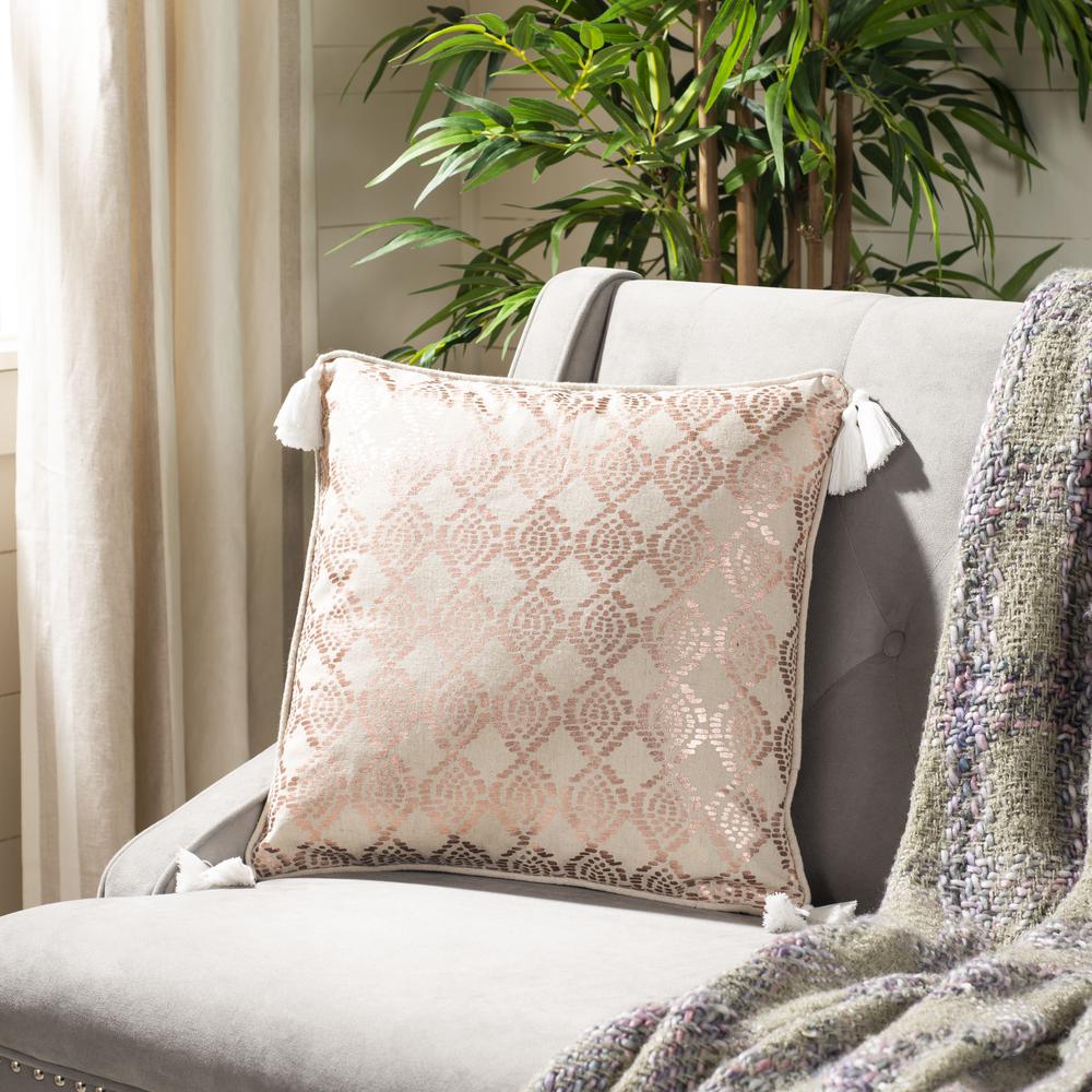 Remis Pillow, Rose Gold/White. Picture 3