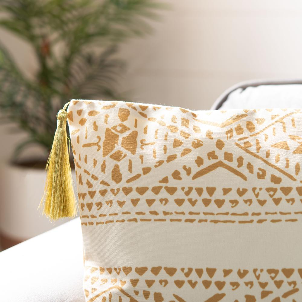 Valen Pillow, Beige/Brown. Picture 3