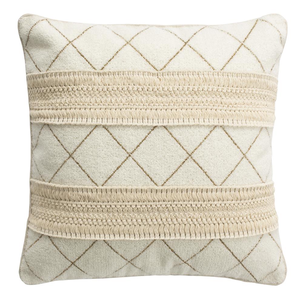 Braxton Pillow, Cream. Picture 1