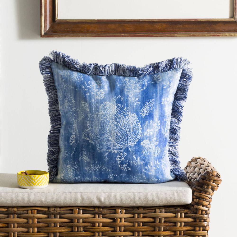 Kayden Pillow, Blue/Cream. Picture 4