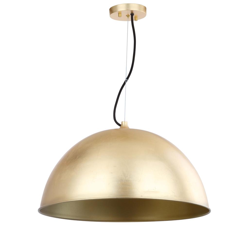 Archer Dome 21-Inch Dia Adjustable Pendant, Gold Leaf. Picture 3