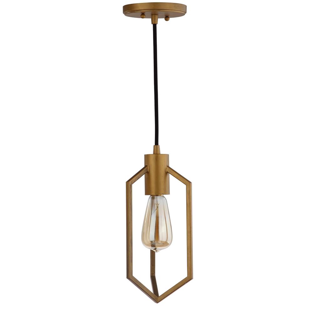Eastwood 6-Inch Dia Adjustable Pendant, Gold. Picture 2