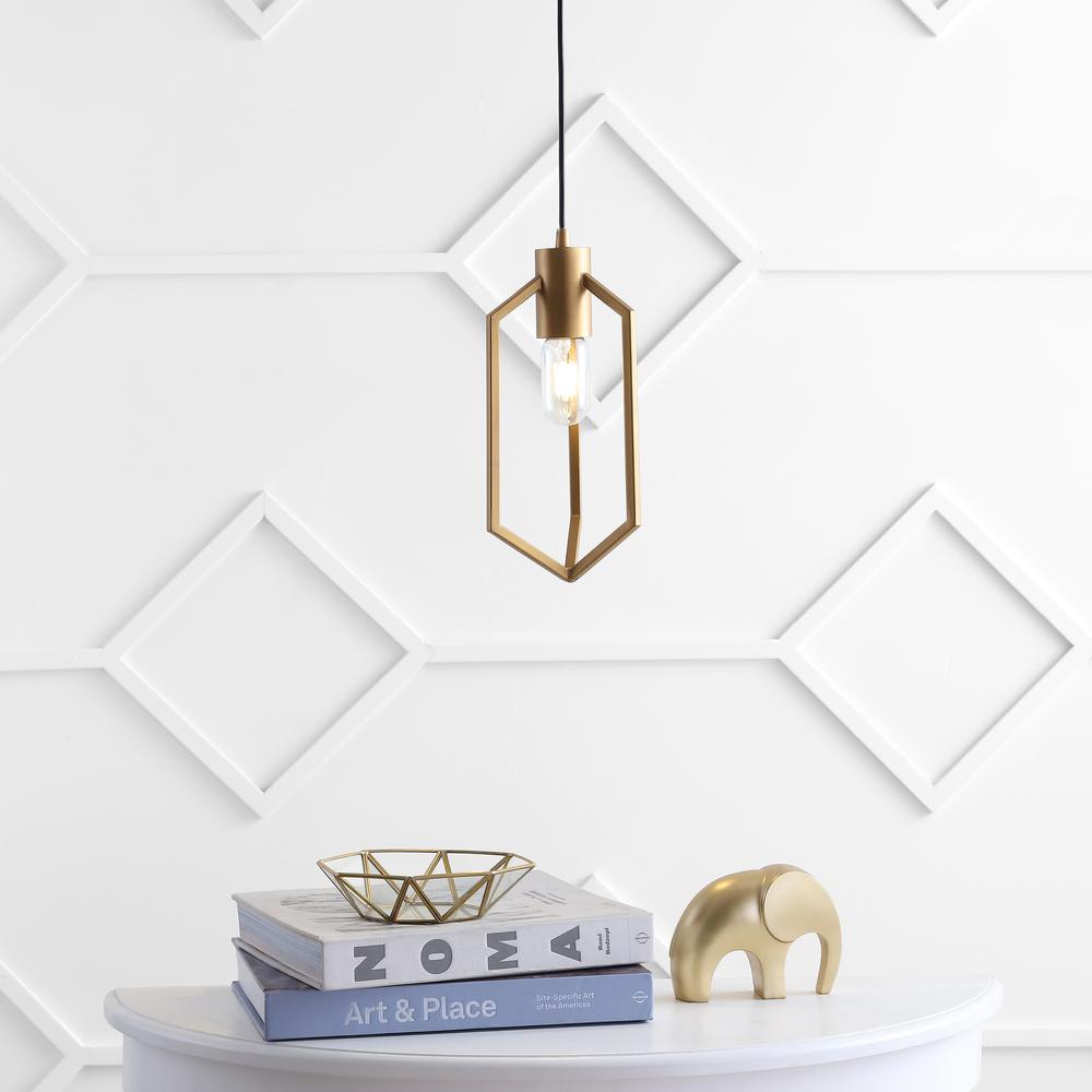 Eastwood 6-Inch Dia Adjustable Pendant, Gold. Picture 3