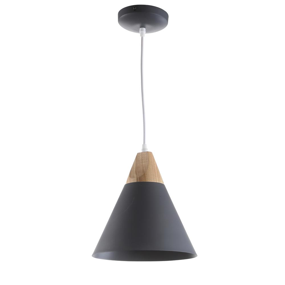 Cila Pendant, Dark Grey/Light Brown. Picture 2