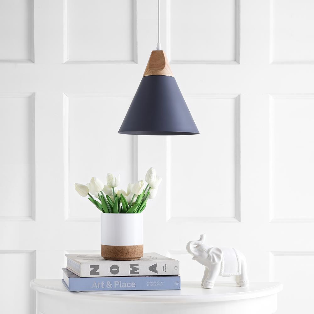 Cila Pendant, Dark Grey/Light Brown. Picture 1