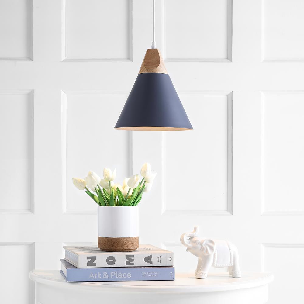 Cila Pendant, Dark Grey/Light Brown. Picture 3