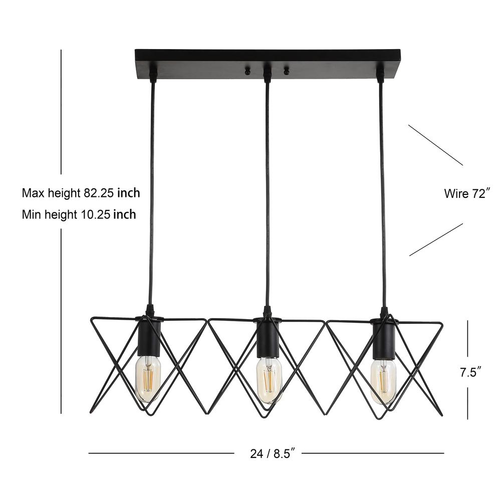Pernille Pendant, Black. Picture 1