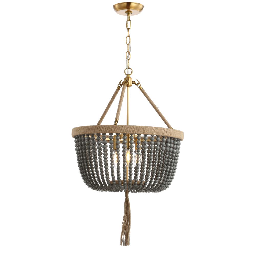 Adra Pendant, Brass Gold/Dark Grey. Picture 4
