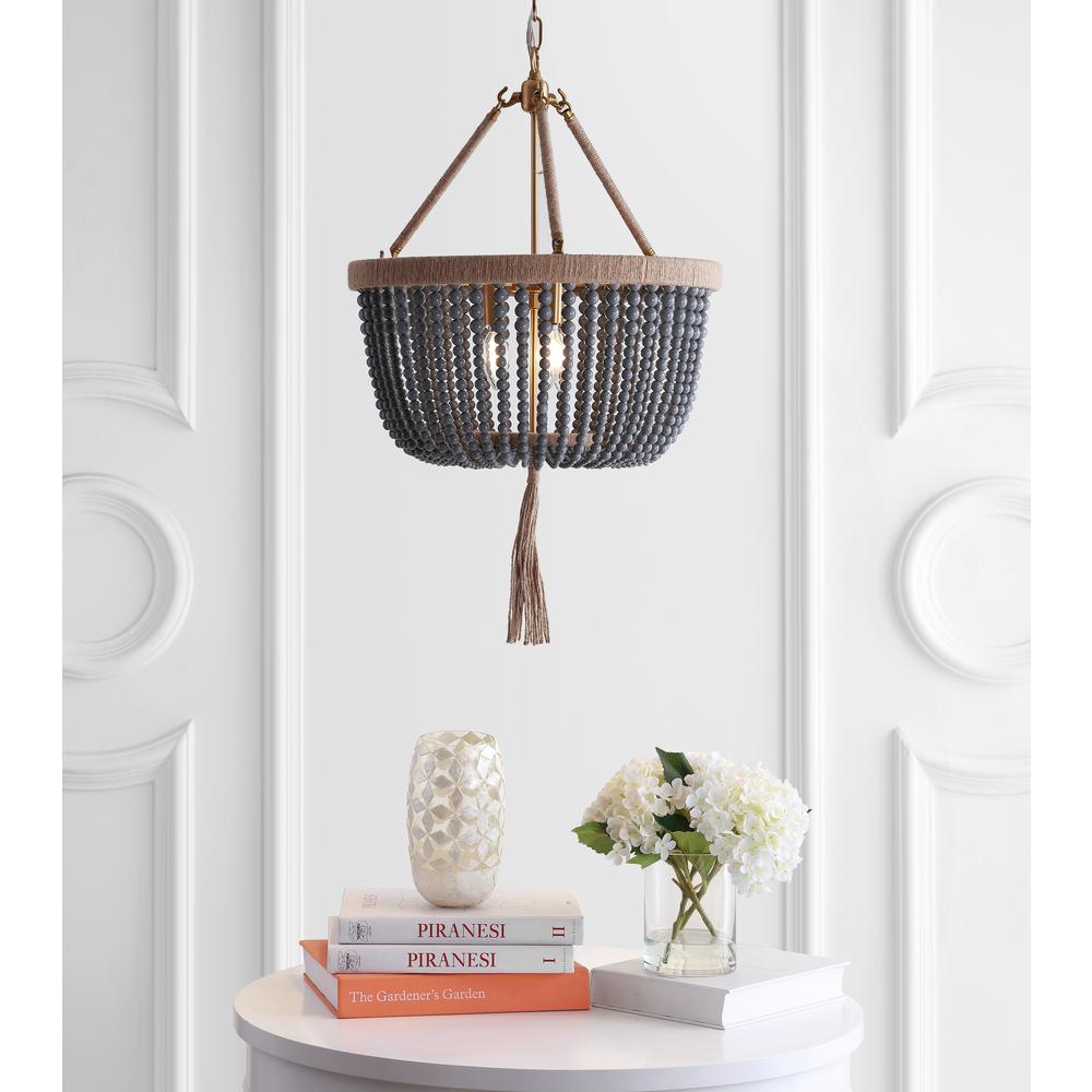 Adra Pendant, Brass Gold/Dark Grey. Picture 3