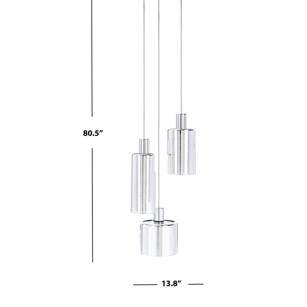 Ranlon Pendant, Silver/Chrome. Picture 1