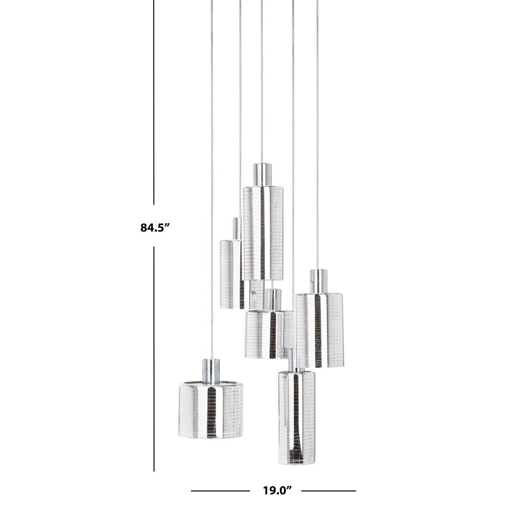 Narin Pendant, Silver/Chrome. Picture 1