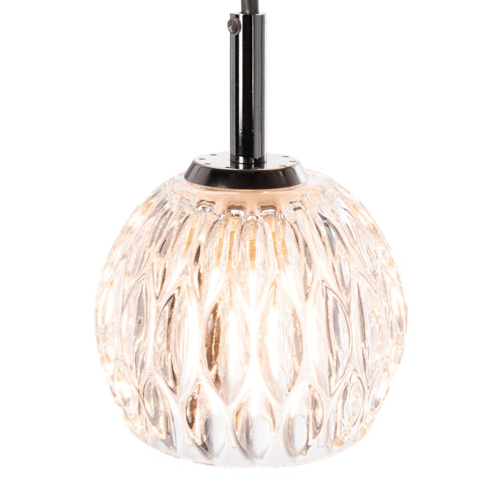 Lanson Pendant, Chrome/Clear. Picture 2