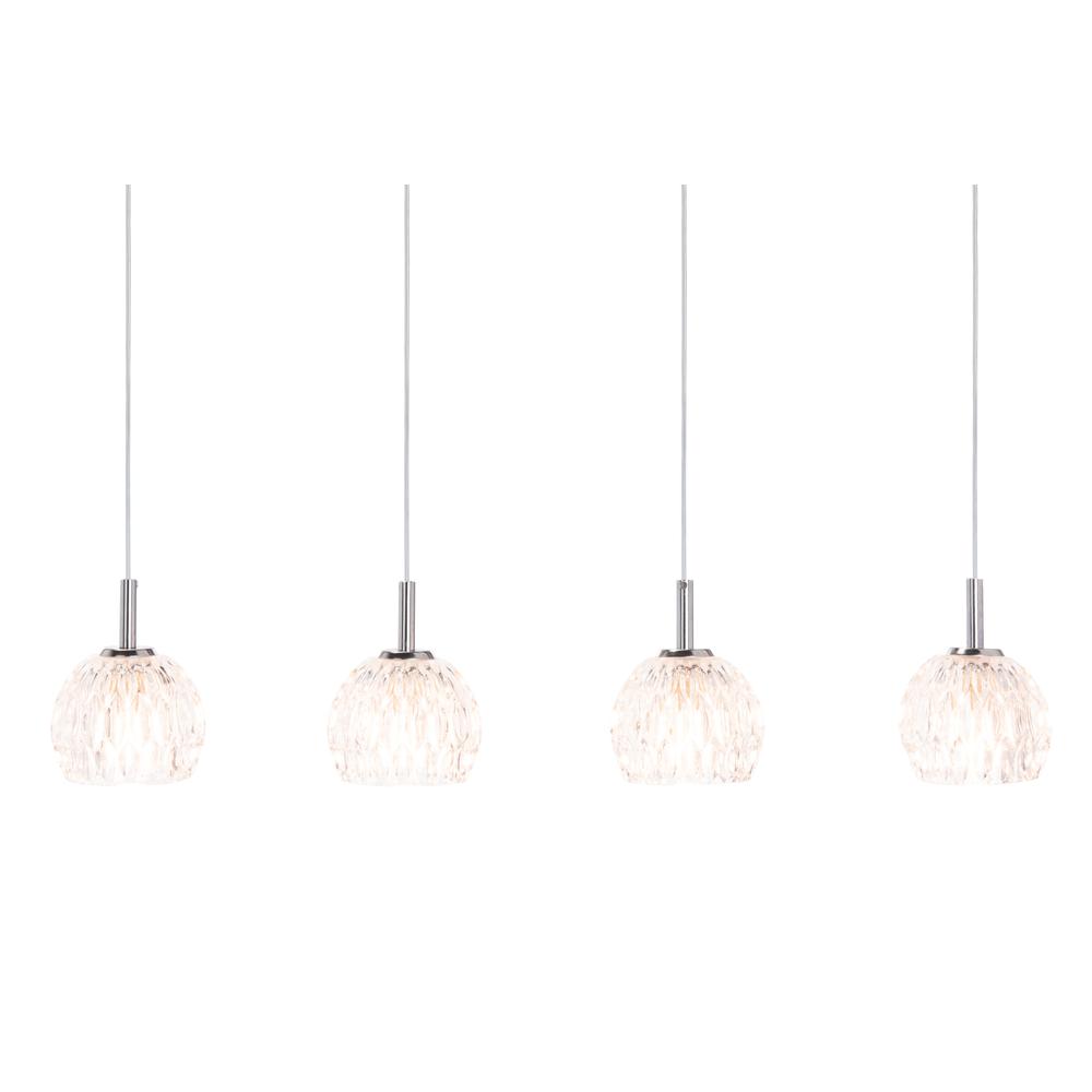 Lanson Pendant, Chrome/Clear. Picture 10