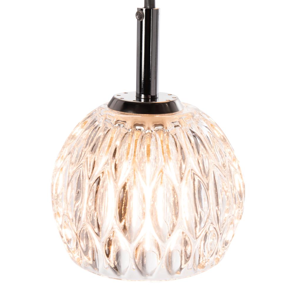 Daine Pendant, Chrome/Clear. Picture 2