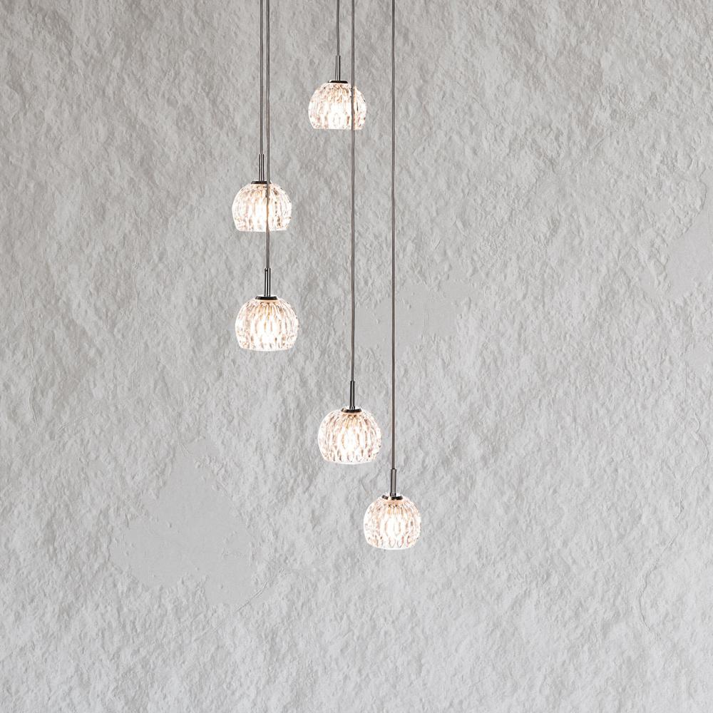 Daine Pendant, Chrome/Clear. Picture 10