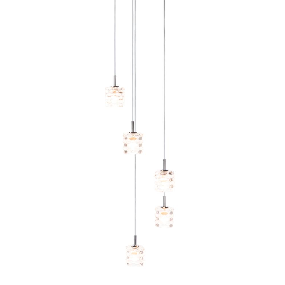 Hadden Pendant, Chrome/Clear. Picture 5