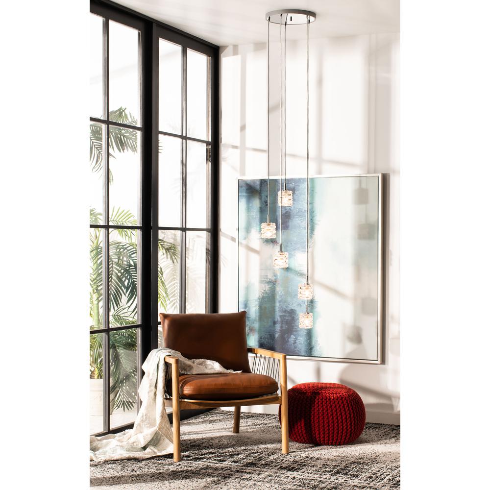 Hadden Pendant, Chrome/Clear. Picture 9
