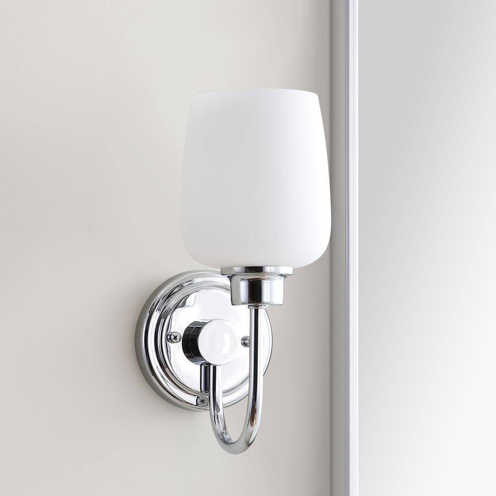 Casen Bathroom Sconce, Chrome. Picture 1