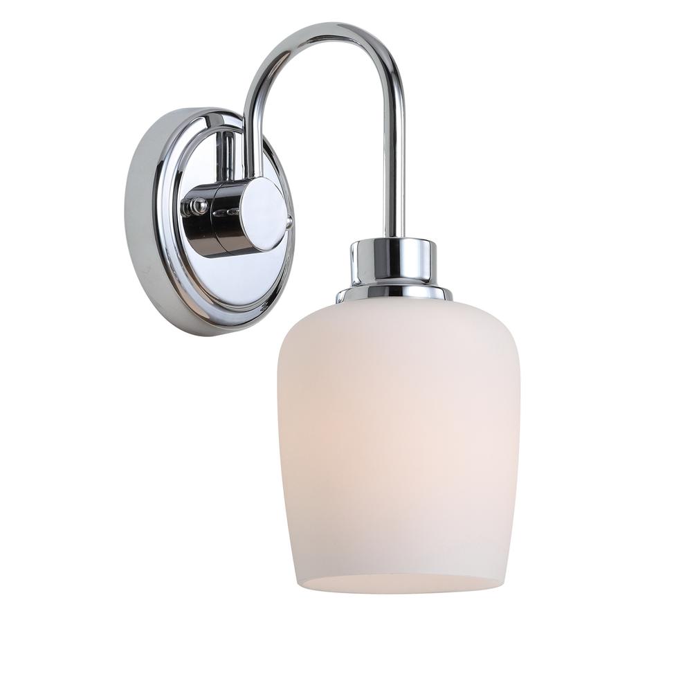 Casen Bathroom Sconce, Chrome. Picture 6