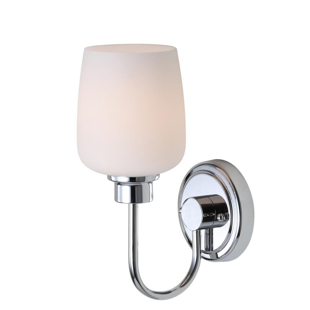 Casen Bathroom Sconce, Chrome. Picture 5