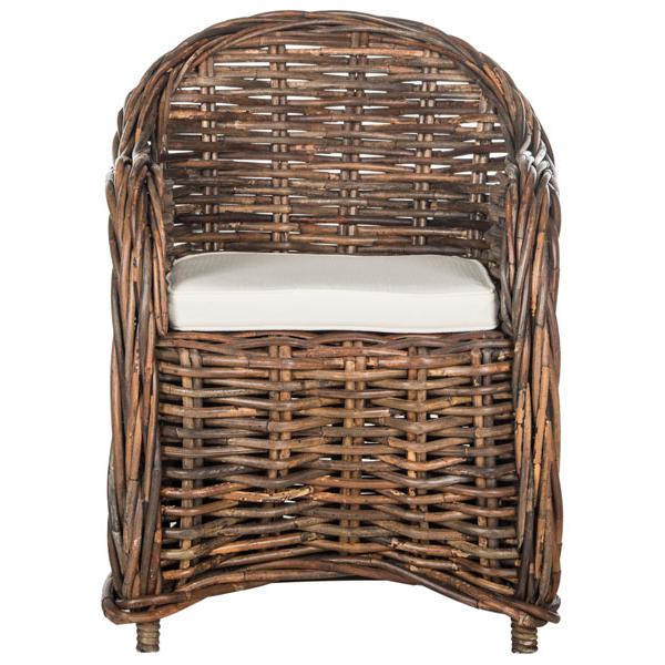 NITA WICKER CLUB CHAIR. Picture 1