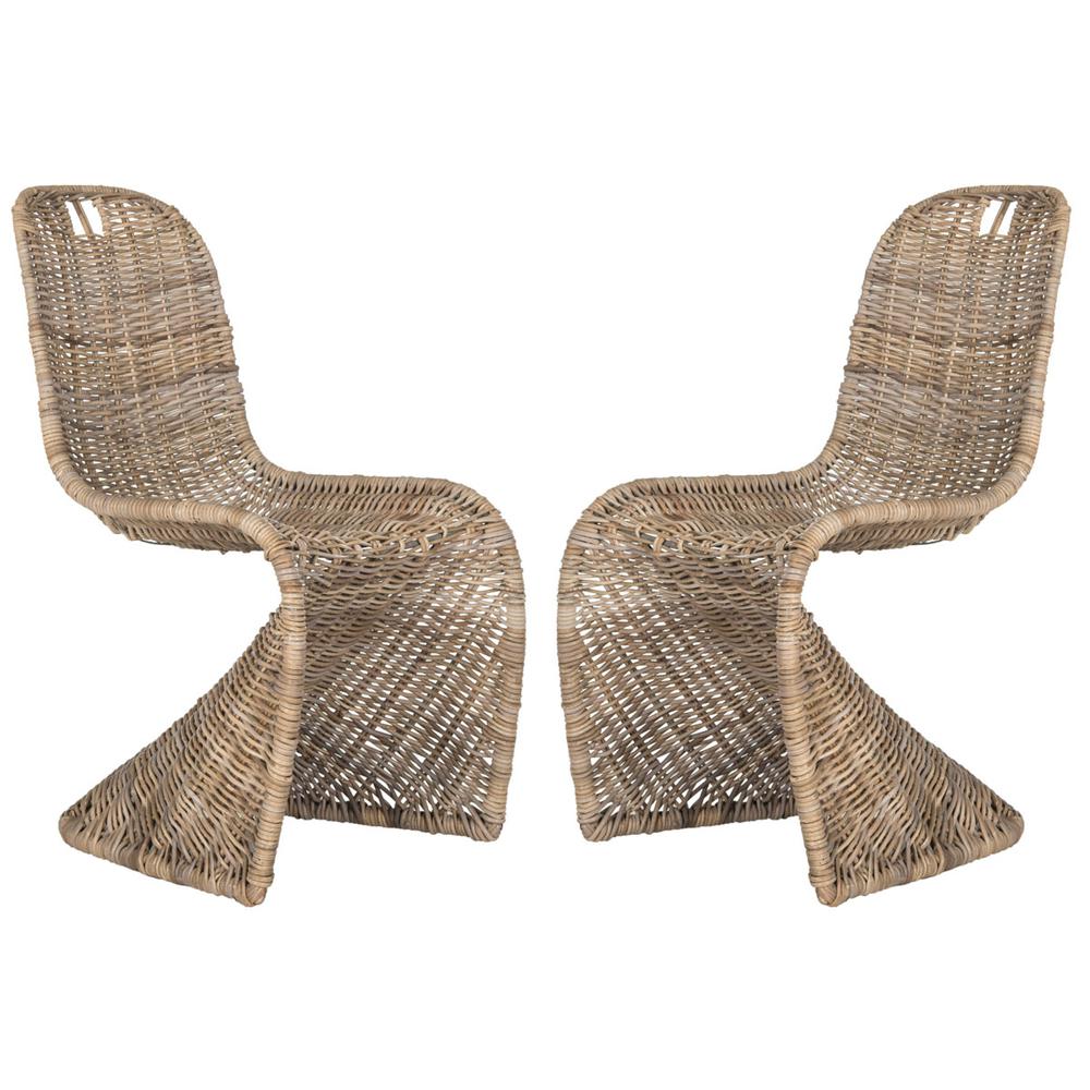 CILOMBO 19''H WICKER DINING CHAIR. Picture 1