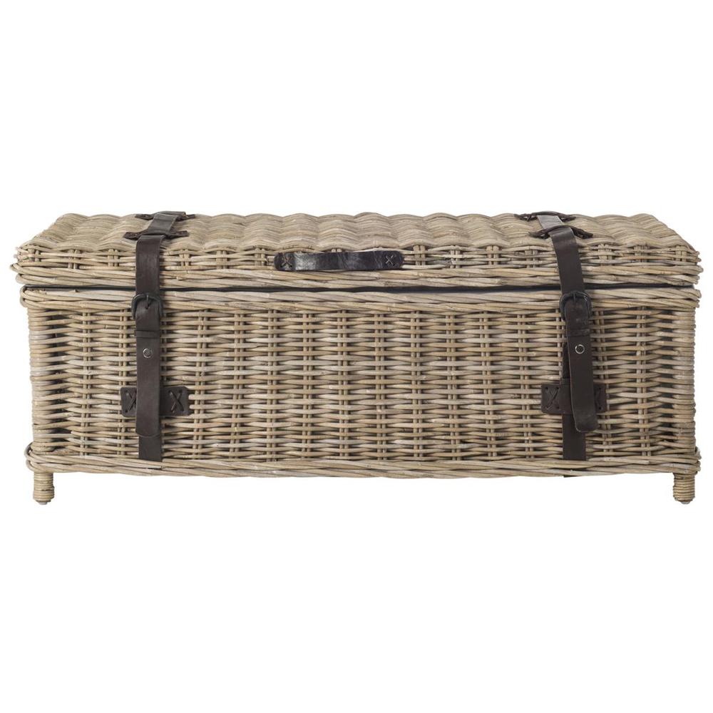 NAVARRO RATTAN COFFEE TABLE TRUNK, SEA7022B. Picture 1