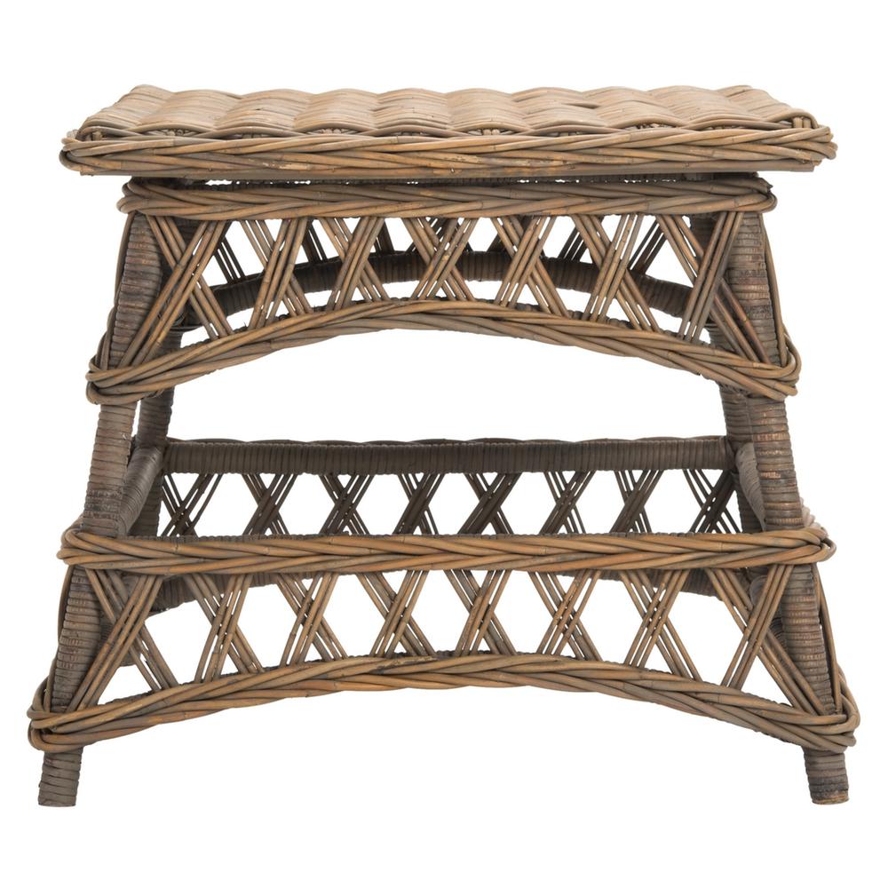 SORA WICKER ACCENT TABLE. Picture 1
