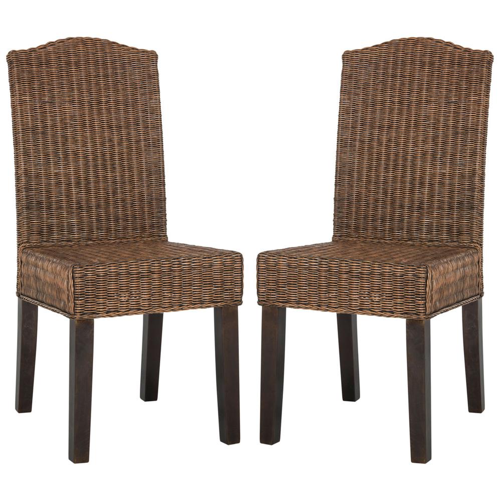 ODETTE 19''H WICKER DINING CHAIR, SEA8015C-SET2. Picture 1