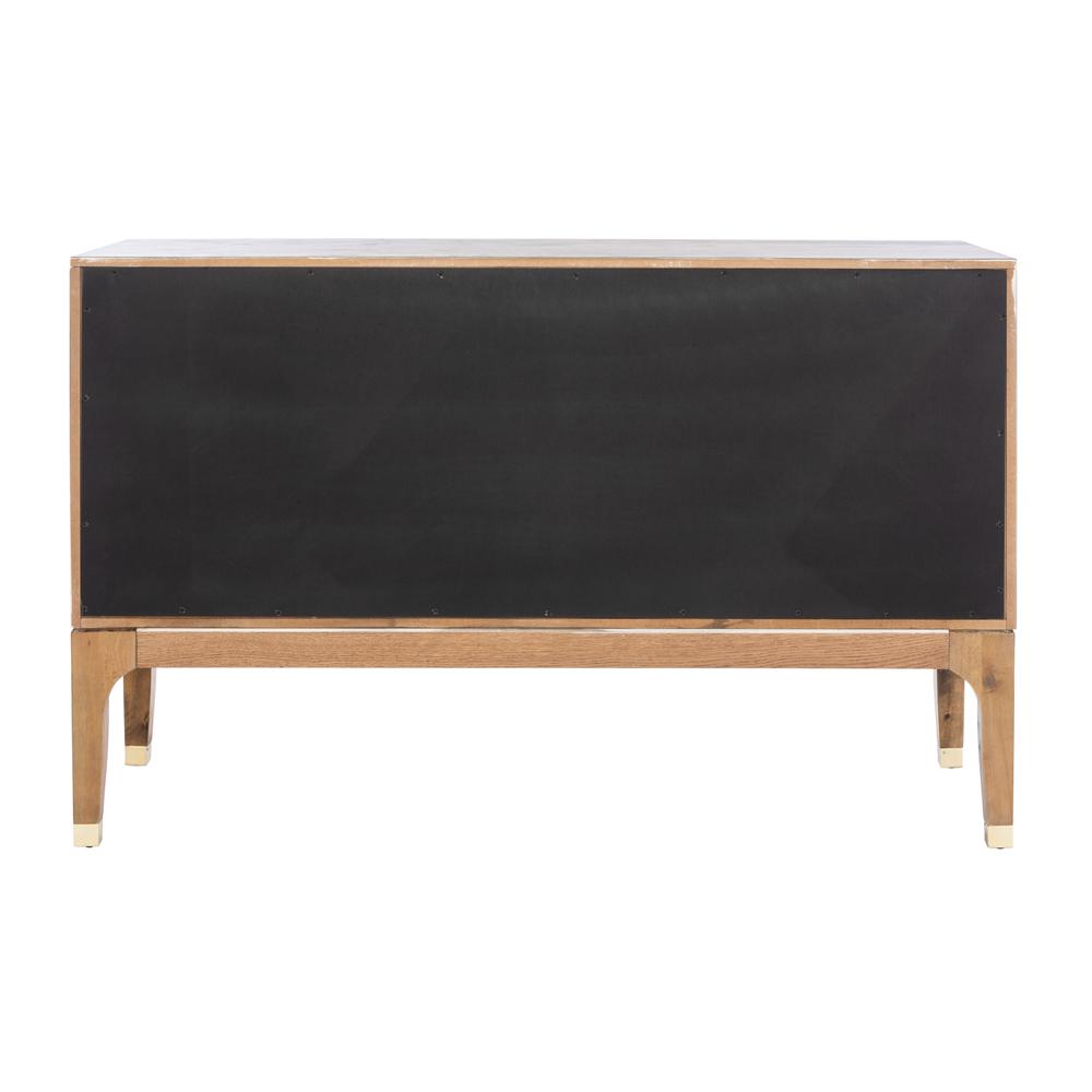 Lorna 6 Drawer Contemporary Dresser, Rustic Oak. Picture 2