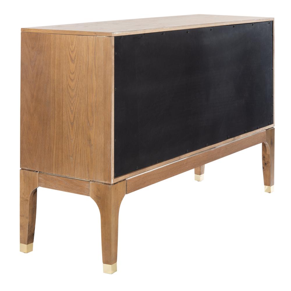 Lorna 6 Drawer Contemporary Dresser, Rustic Oak. Picture 10