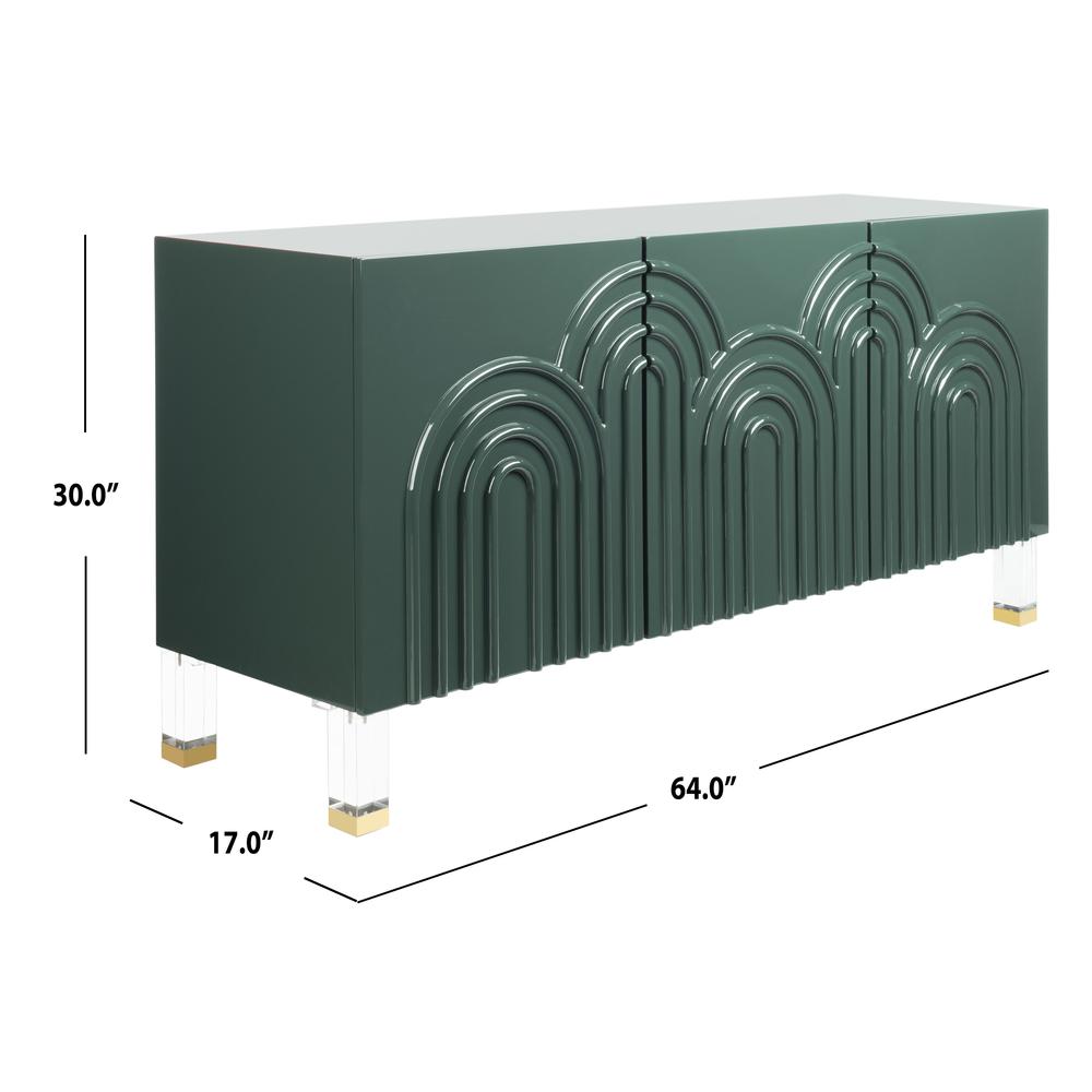 Saturn Wave Acrylic Sideboard, Moss. Picture 5
