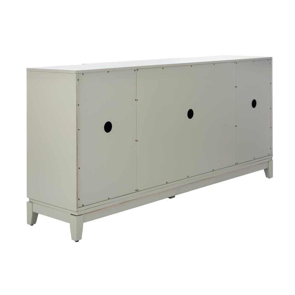 Madeleine Mirrored Sideboard, Grey. Picture 3