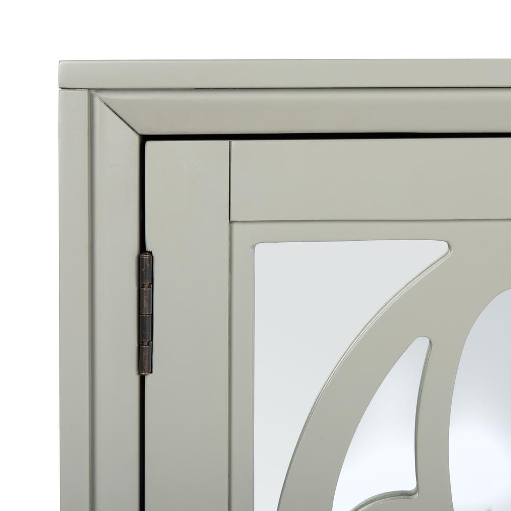 Madeleine Mirrored Sideboard, Grey. Picture 4