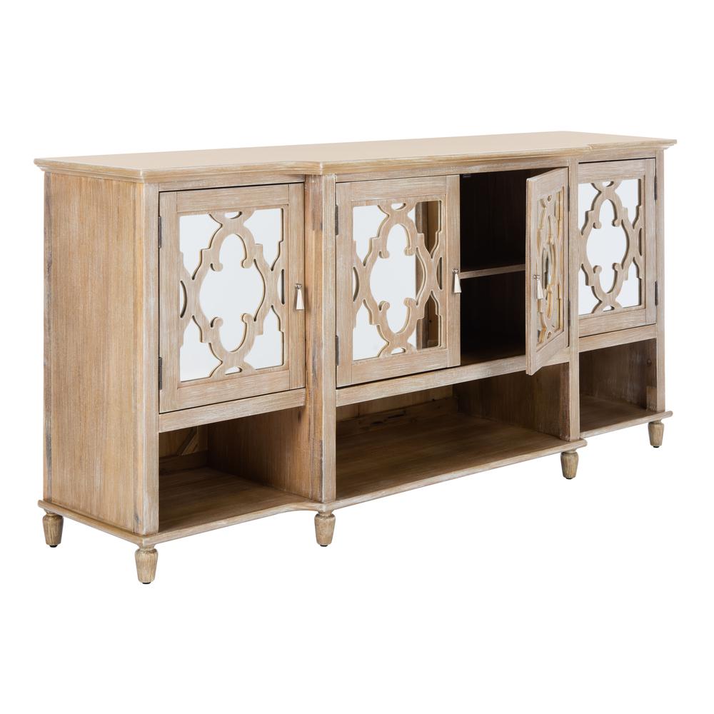 Juliette Mirrored Sideboard, White. Picture 10