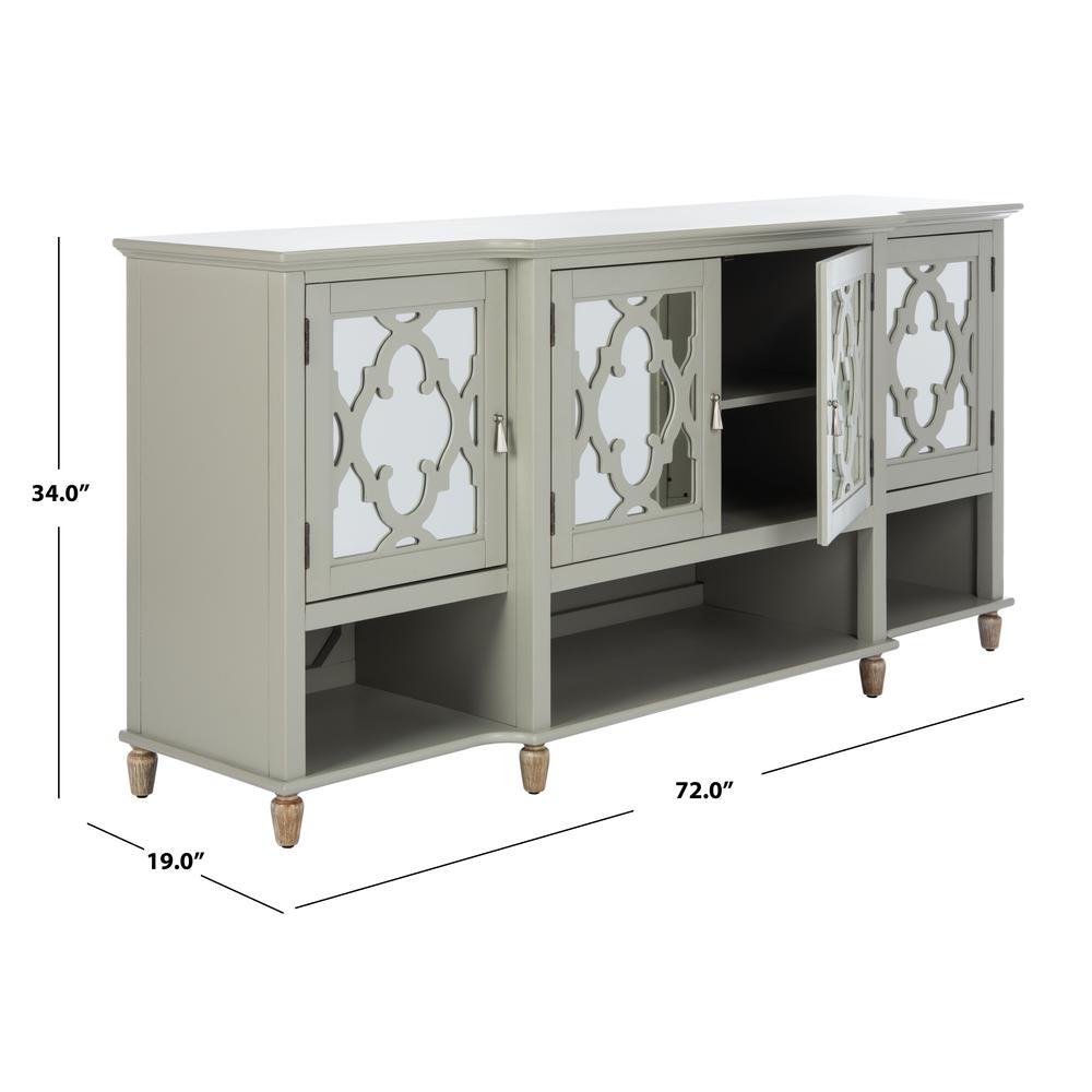 Juliette Mirrored Sideboard, Grey. Picture 6