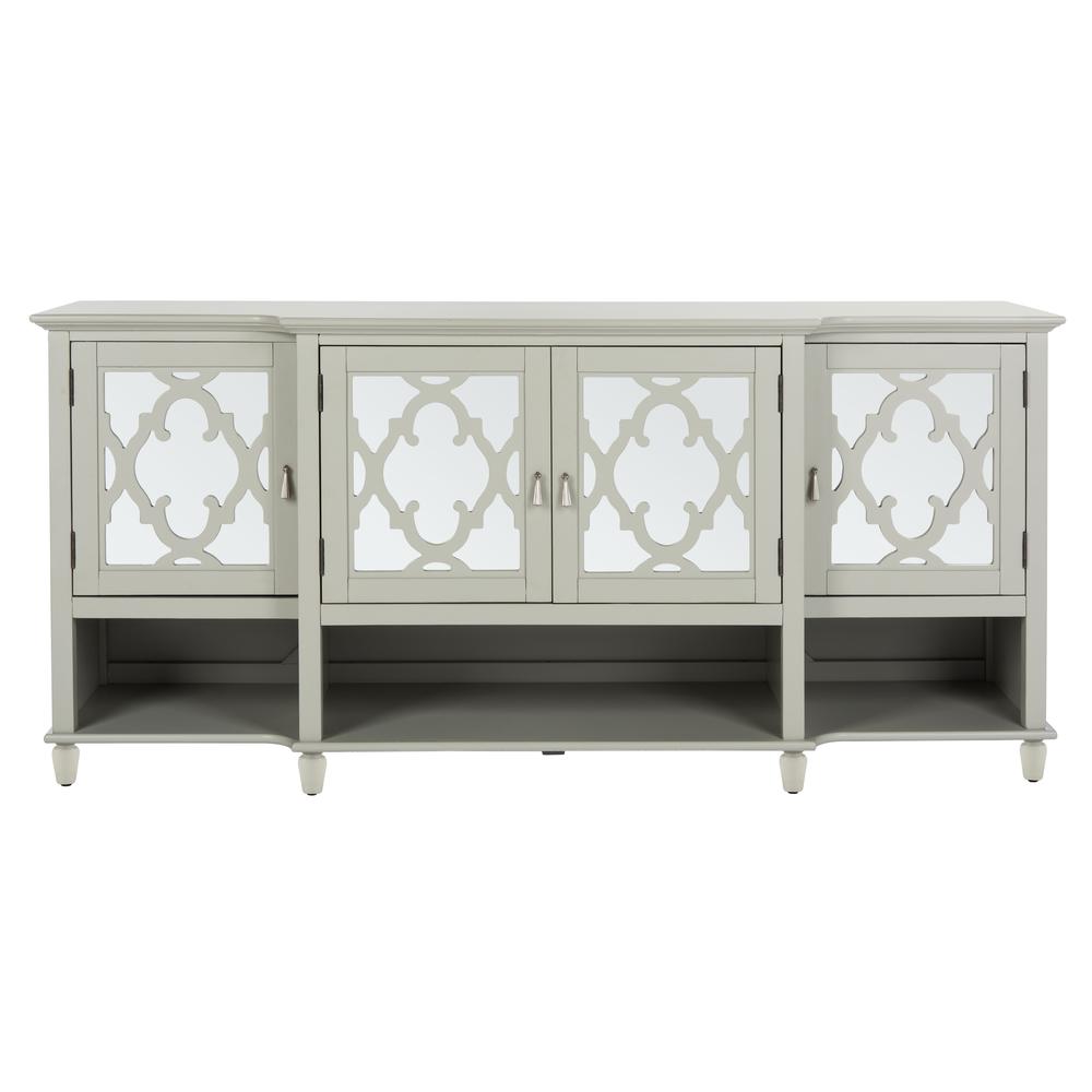 Juliette Mirrored Sideboard, Grey. Picture 1