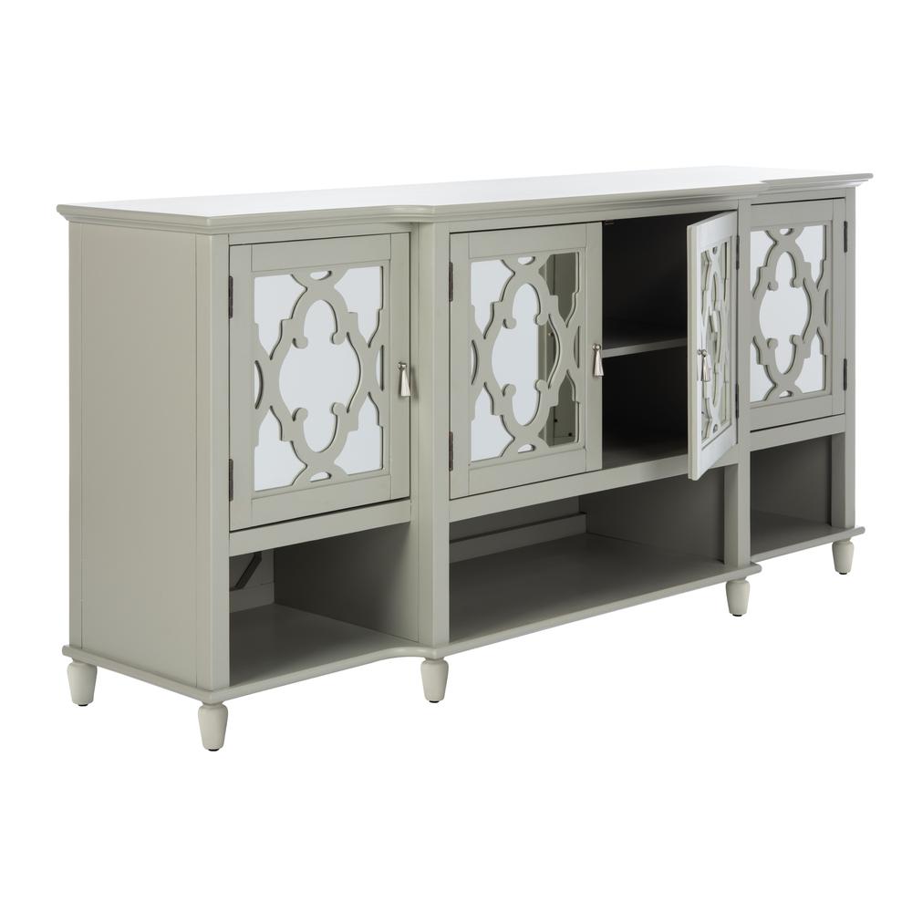Juliette Mirrored Sideboard, Grey. Picture 10