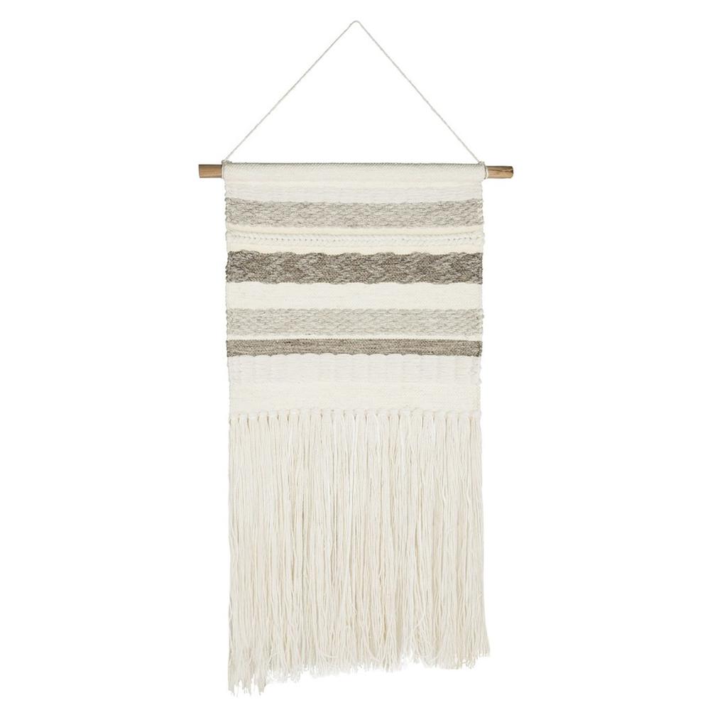 Sedona Woven Wall Art 121 Ivory Grey, Ivory/Grey. Picture 1