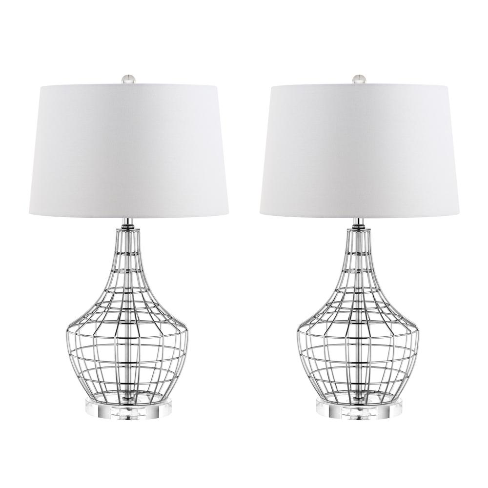 Olga Table Lamp, Silver. Picture 3