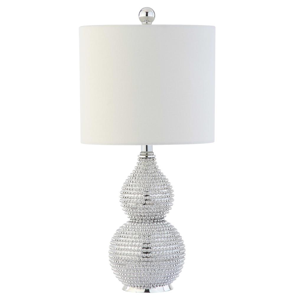 Clarabel Chrome 20-Inch H Table Lamp, Silver. Picture 1