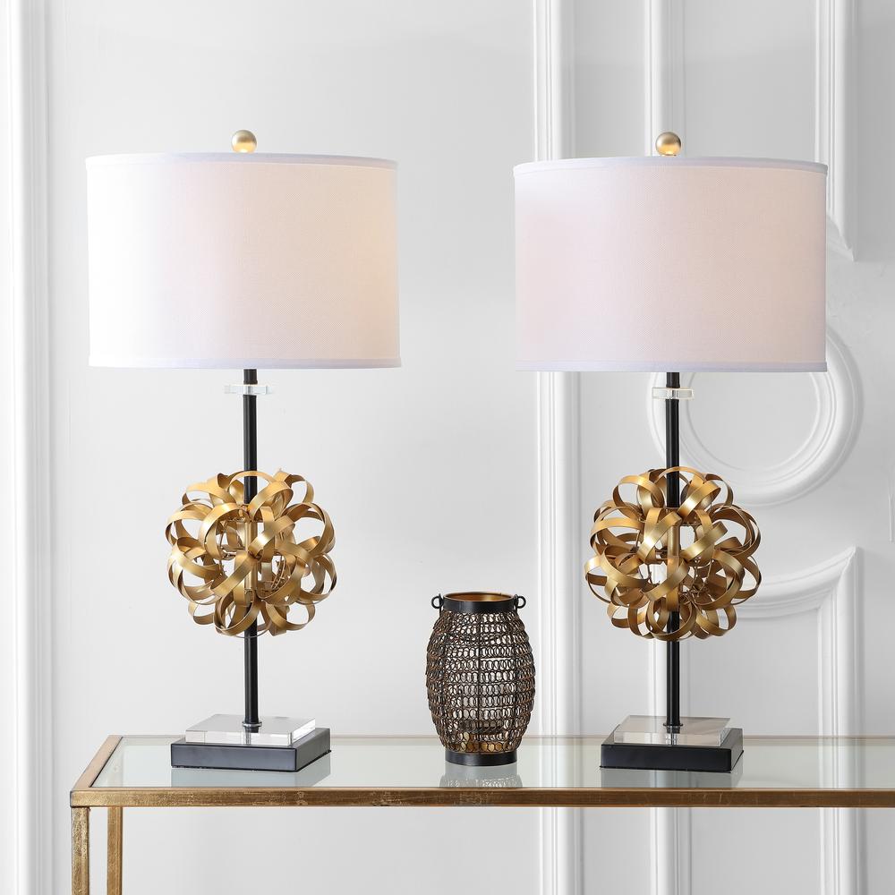 Lionel Table Lamp, Gold/Black. Picture 3
